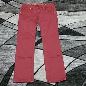 Rock Revival Vibrant Red Boot Cut Jeans